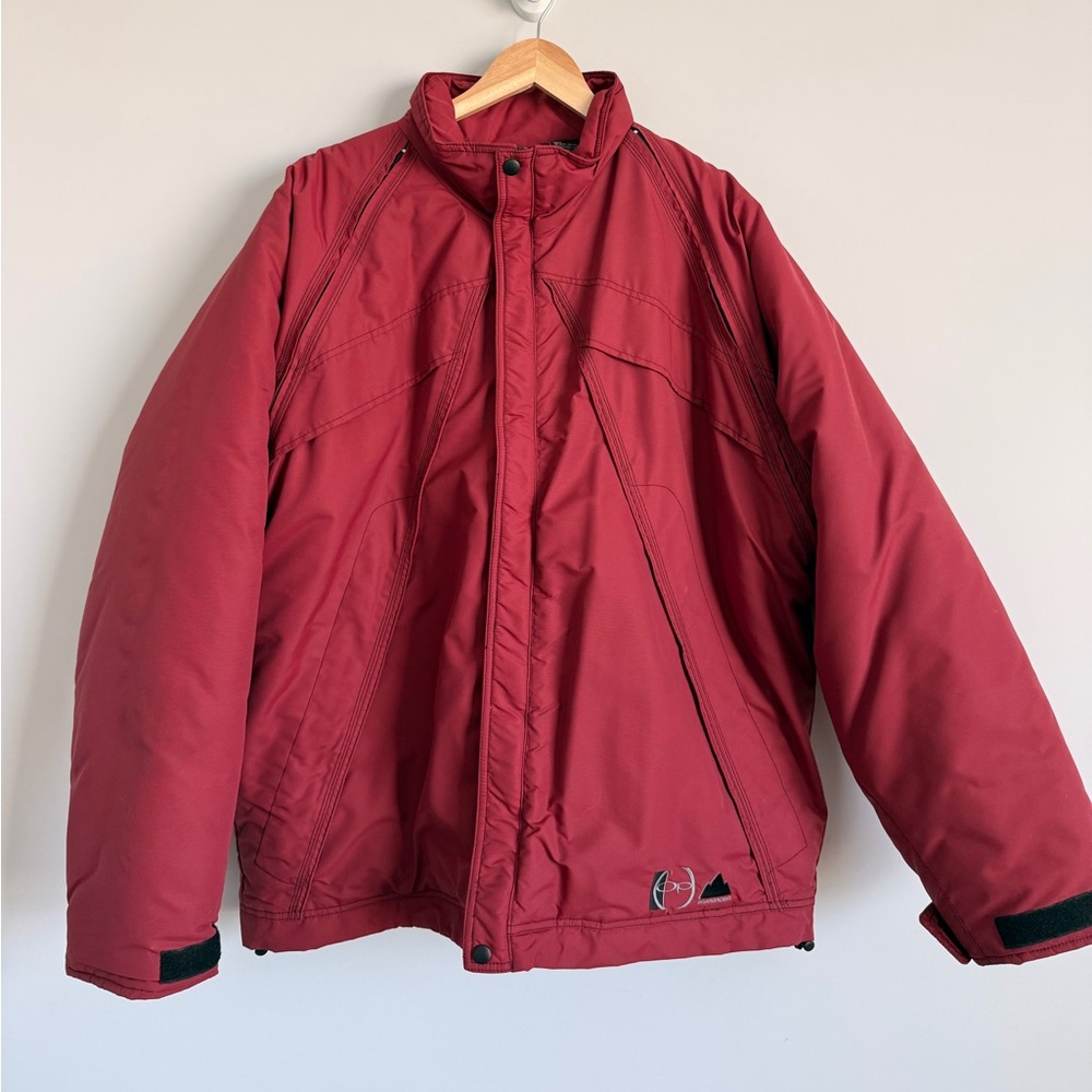 Vintage OPS Performance Insulated Jacket Men’s XL Burgundy